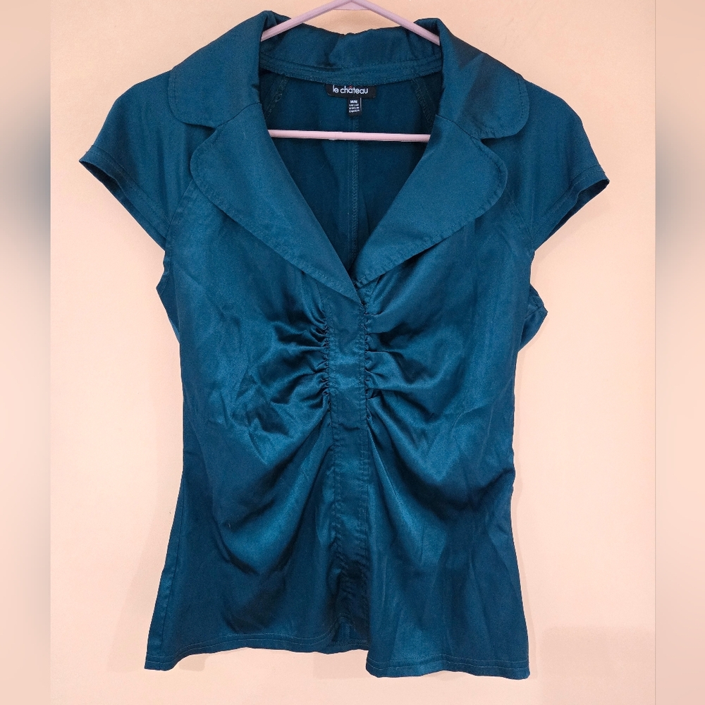 Satin stretch blouse